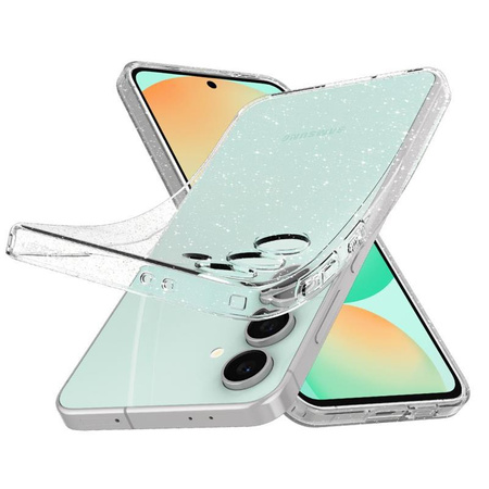 Spigen Liquid Crystal Glitter - tok Samsung Galaxy S24 FE készülékhez (átlátszó)
