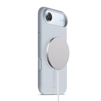 SILIKONOWE ETUI MAGSAFE DO IPHONE AIR Crong NIEBIESKIE MAGNETYCZNE CASE