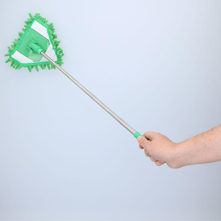 Lifetime - telescopic broom, dust cloth, microfiber tassel 34-96 cm (pink)