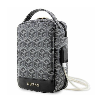 Guess GCube Stripe Travel Universal Bag - Accessory Organizer (Black)