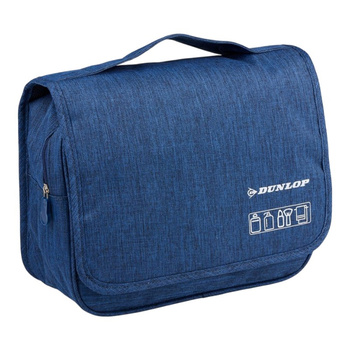Dunlop – Travel Toiletry Bag with Hanging Hook 25x20x10 cm (Navy Blue)