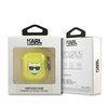 Karl Lagerfeld Choupette Head - pouzdro na Airpods (fluo yellow)