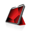 STM Dux Plus - Étui blindé iPad mini 7 (2024) / mini 6 (2021) MIL-STD-810G avec support Apple Pencil (Rouge)