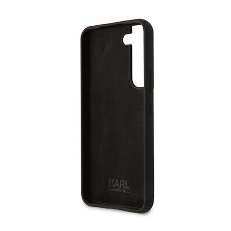 Karl Lagerfeld Szilikon Karl & Choupette - Samsung Galaxy S22 tok (fekete)