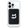 Karl Lagerfeld Choupette Head Pin MagSafe - Banque d'alimentation par induction 5000 mAh 15W (noir)