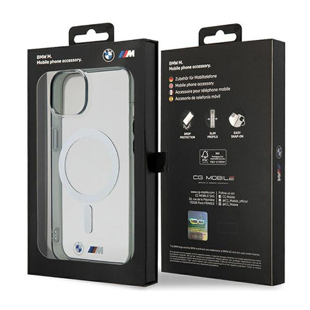 BMW Silver Ring MagSafe - iPhone 14 Plus Case (Transparent)