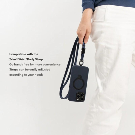 Moshi Kameleon MagSafe - Pouzdro pro iPhone 16 Pro Max s funkcí stojanu (Midnight Blue)