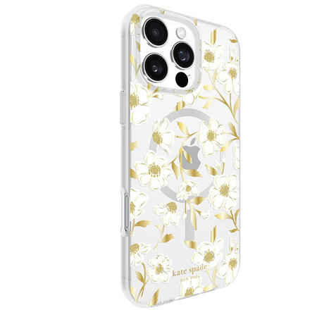 Kate Spade New York Protective Gems MagSafe - Hülle für iPhone 16 Pro Max (Sunshine Floral)