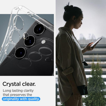 Spigen Liquid Crystal - tok Samsung Galaxy S24+ készülékhez (átlátszó)