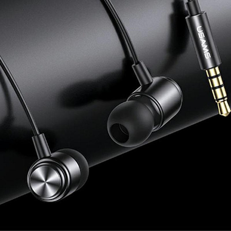 USAMS EP-44 - 3.5 mm stereo jack headphones (black)