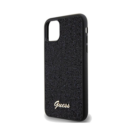 Guess Disco Metal Script - iPhone 11 Case (black)