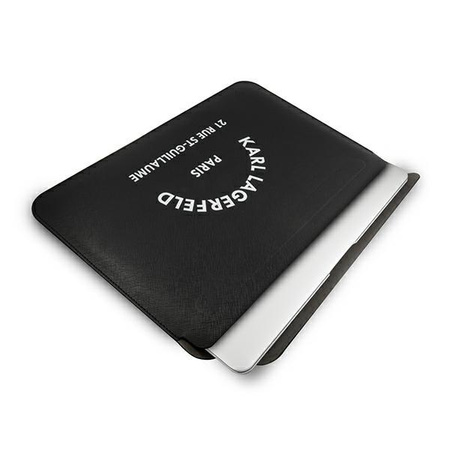 Karl Lagerfeld Saffiano RSG Sleeve - pouzdro na 16" notebook (černé)