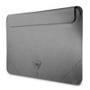 Guess Saffiano Triangle Logo Sleeve - pouzdro na 13" / 14" notebook (stříbrné)