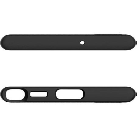 Spigen Liquid Air - Schutzhülle für Samsung Galaxy S22 Ultra (Schwarz)