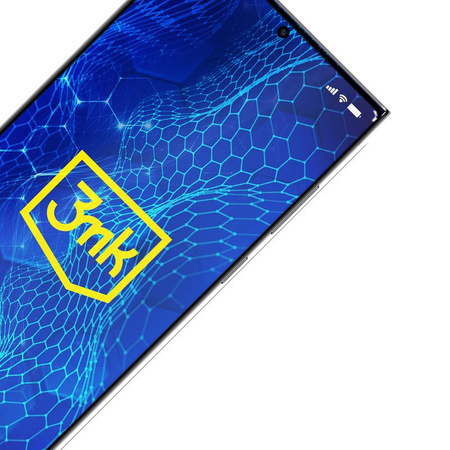 3mk HardGlass Max Lite - Tvrzené sklo pro Samsung Galaxy S23 Ultra (černé)