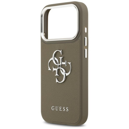 Guess Grained Big 4G Classic Logo - Case iPhone 17 Pro (brown)