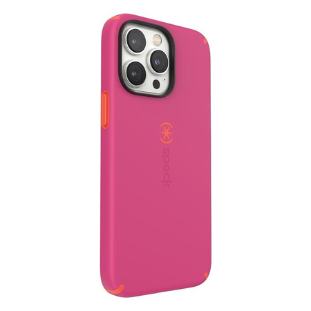 Speck CandyShell Pro - Etui iPhone 14 Pro Max z powłoką MICROBAN (Digital Pink / Energy Red)
