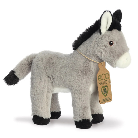 Eco Nation – Plush Toy / Cuddly Donkey 22 cm Eco-Friendly