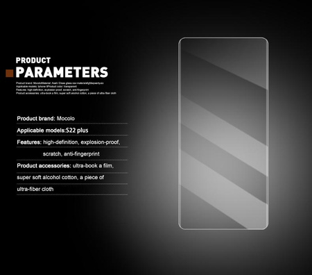 Mocolo 3D UV Glass - Szkło ochronne UV na cały ekran Samsung Galaxy S22