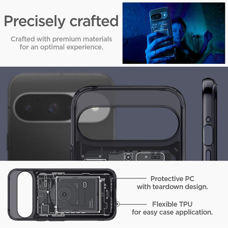 Spigen Ultra Hybrid - pouzdro pro Google Pixel 9 / 9 Pro (Zero One)