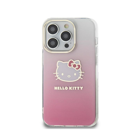 Hello Kitty IML Gradient Electrop Kitty Head - pouzdro pro iPhone 14 Pro Max (růžové)