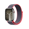 Crong Nylon - Bracelet sport pour Apple Watch 44/45/46/49 mm (Electric Pink)