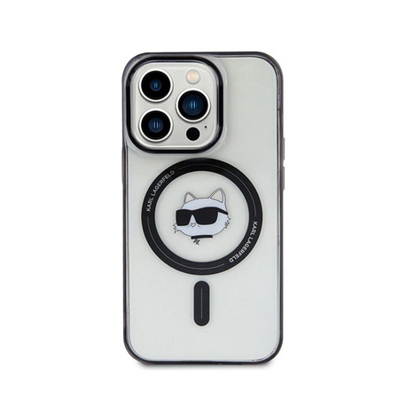 Karl Lagerfeld IML Choupette Head MagSafe - iPhone 15 Pro Max tok (átlátszó)