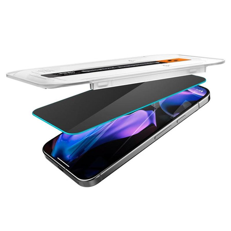 Spigen GLAS.TR EZ FIT Privacy 2-Pack - Edzett üveg adatvédelmi szűrővel Google Pixel 9 / 9 Pro 2 db