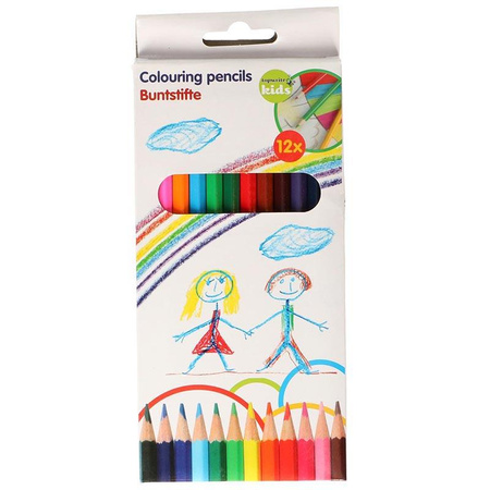 Topwrite - Set de crayons de couleur de 12 couleurs