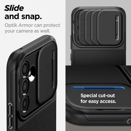 Spigen Optik Armor - Case for Samsung Galaxy A54 5G (Black)