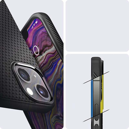 Spigen Liquid Air - tok iPhone 13 Mini készülékhez (fekete)