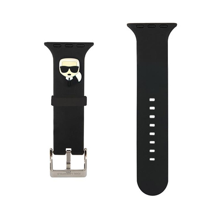 Karl Lagerfeld Silicone Karl Head - Strap for Apple Watch 38/40/41 mm (black)