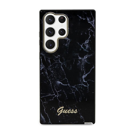 Guess Marble Collection - Samsung Galaxy S23 Ultra Case (black)