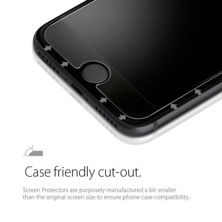 Spigen Glas.TR Slim - gehärtetes Glas für iPhone SE (2022 / 2020) / 8 / 7