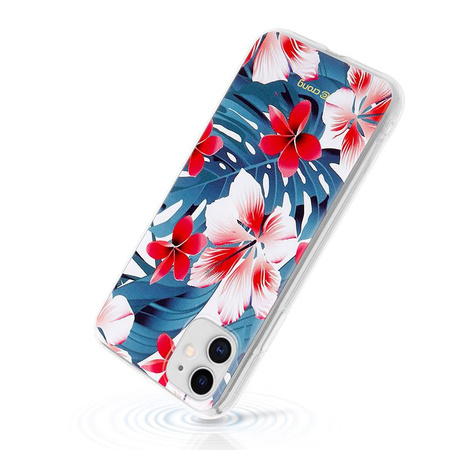 Crong Flower Case - iPhone 11 tok (minta 03)