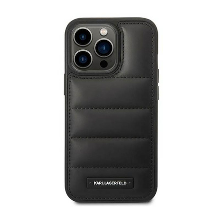 Karl Lagerfeld Puffy Elongated Logo - iPhone 14 Pro Max tok (fekete)