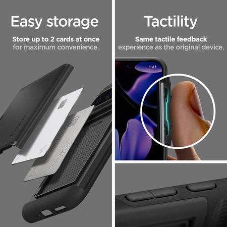 Spigen Slim Armor CS - Étui pour Google Pixel 9 Pro XL (Noir)