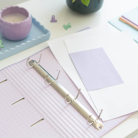 Pusheen - classeur A4 de la collection Moments (4 anneaux, élastique)