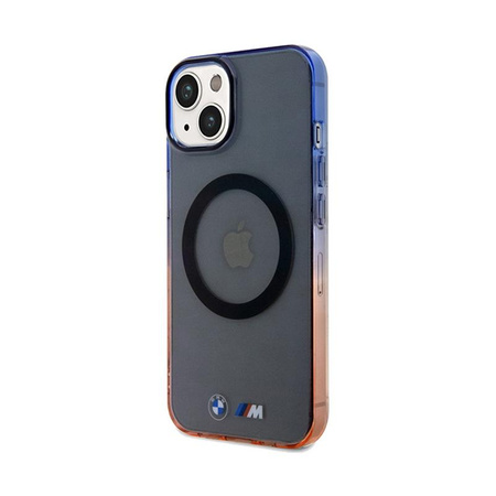 BMW Gradient Bumper MagSafe - iPhone 15 Plus tok (szürke)