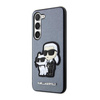 Karl Lagerfeld NFT Saffiano Karl & Choupette - Étui Samsung Galaxy S23 (gris)