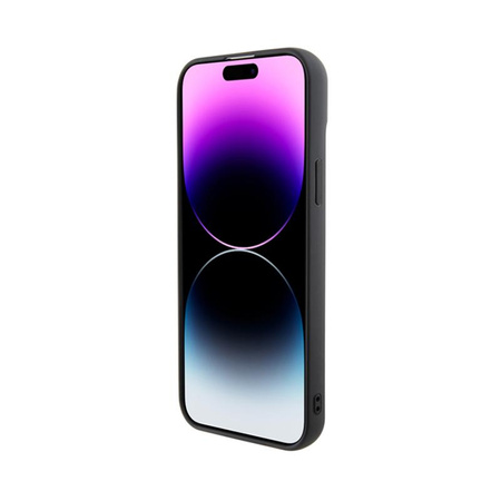 Karl Lagerfeld 3D Rubber Multi Logo - Case for iPhone 15 Plus (black)