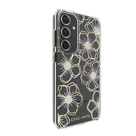 Case-Mate Floral Gems - Gehäuse für Samsung Galaxy S24+ (Gold)