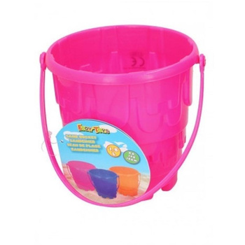 Eddy toys - Sand Bucket Castle 15cm (Pink)