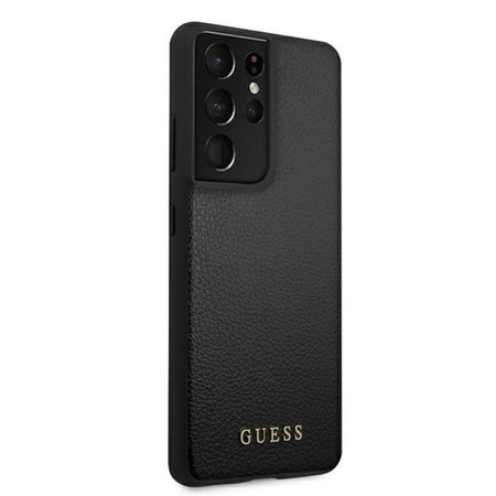 Guess Iridescent - Etui Samsung Galaxy S21 Ultra (noir)