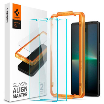 Spigen Alm Glas.TR 2-Pack - Szkło hartowane do Sony Xperia 5 V (Clear)