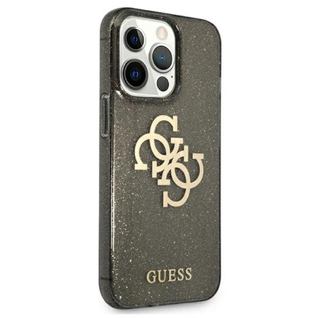 Guess Glitter 4G Big Logo - iPhone 13 Pro Case (black)