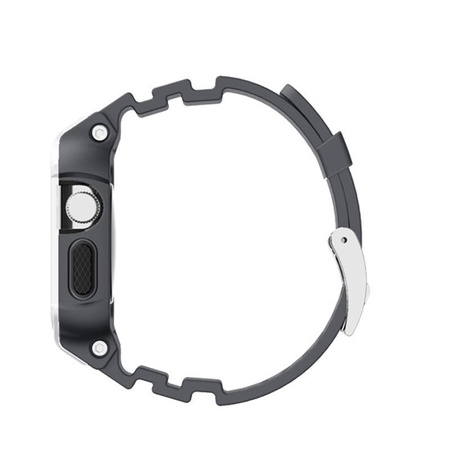 Incipio Octane Strap - Pancéřovaný řemínek pro Apple Watch, pouzdro 38/40/41 mm (bílá/šedá)