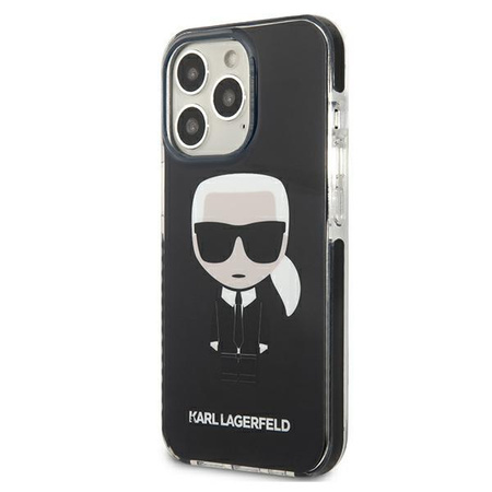 Karl Lagerfeld Fullbody Ikonik - iPhone 13 Pro Max Tasche (Schwarz)