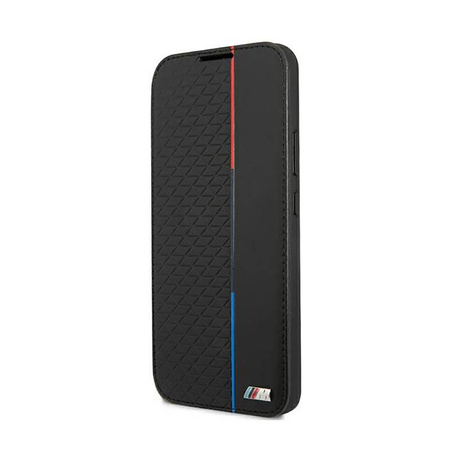 BMW Booktype M Collection Triangles - Hülle für Samsung Galaxy S22+ (Schwarz)