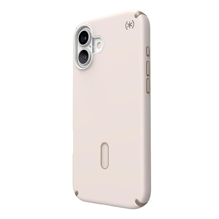 Speck Presidio2 Pro ClickLock & MagSafe - iPhone 16 Plus Tasche (Gebleichter Knochen / Erbstück Gold / Haselnussbraun)